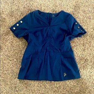 Jaanu scrub top navy